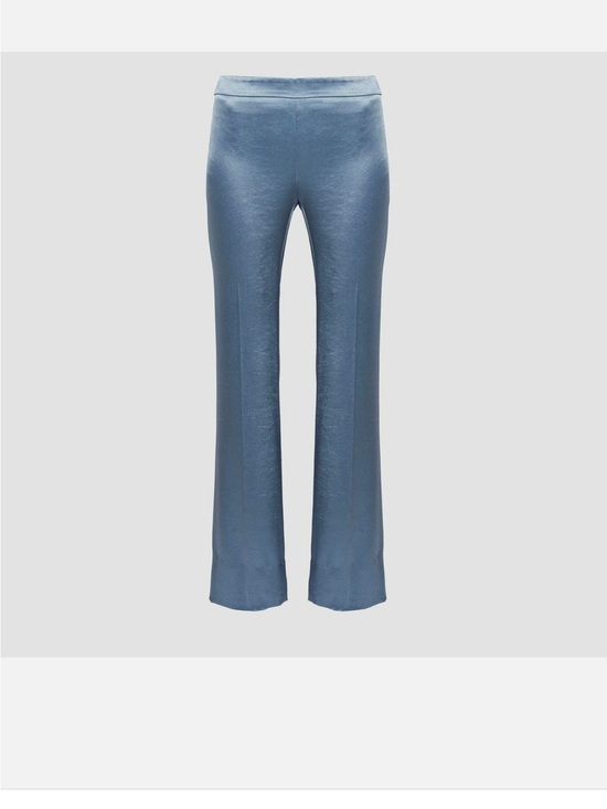 Theory Pants - Theory blue heron double sateen clean flair pant